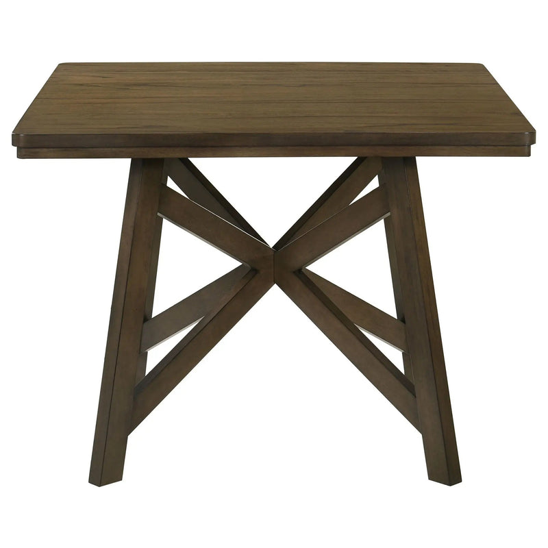 Canfield 5-piece 47-inch Counter Height Dining Set Brown by Unique Piece Furniture
