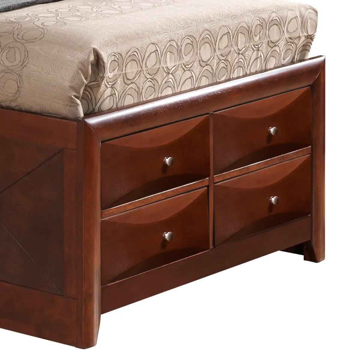 Modern Design Storage Bed With Bookcase Headboard by Unique Piece Furniture