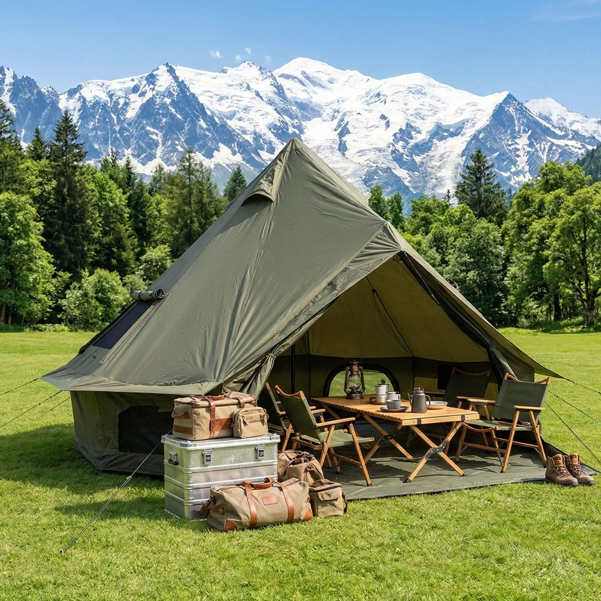 4 Season Bell Tent 9.8 FT by HouseOfZazla