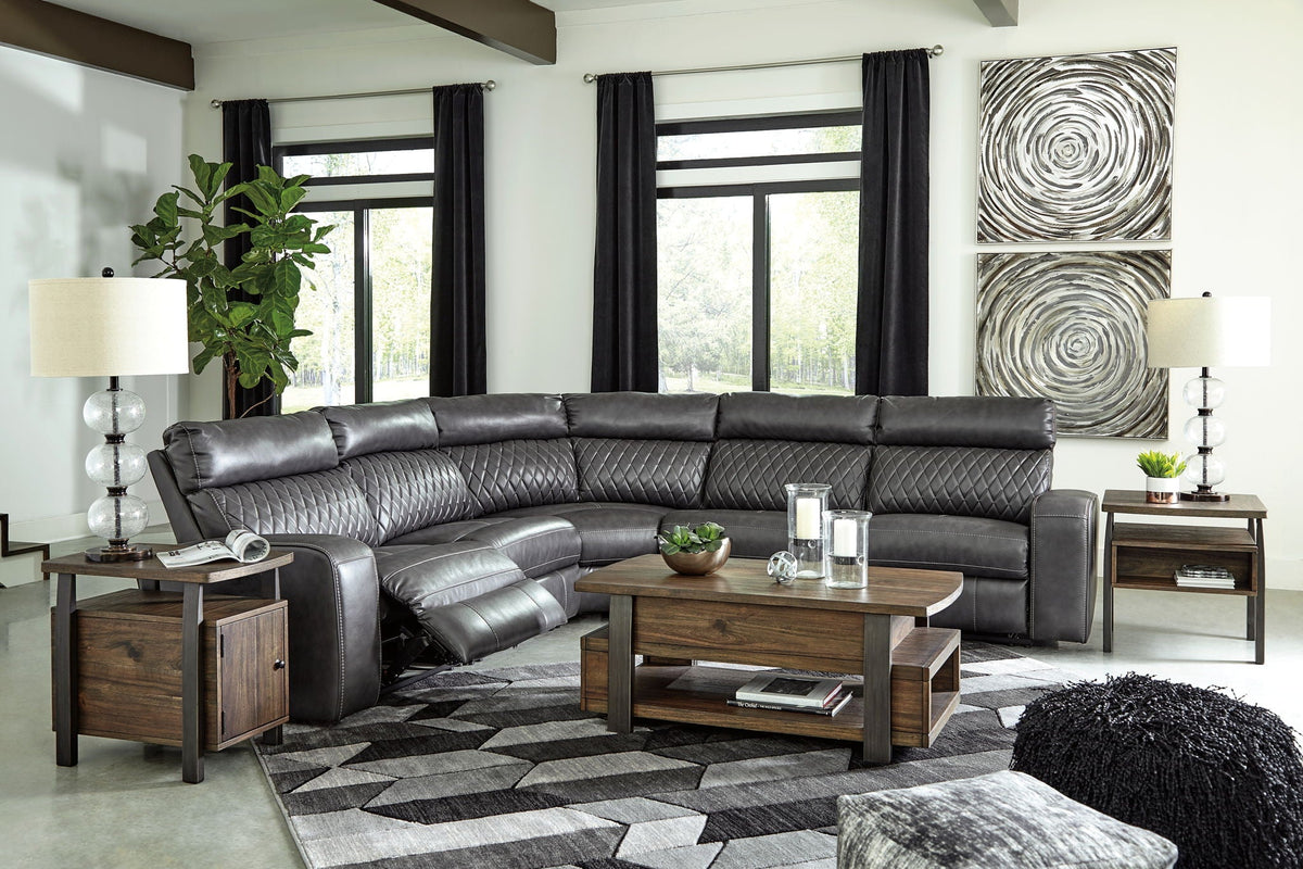 Samperstone - Power Reclining Sectional, photo 7 of 28