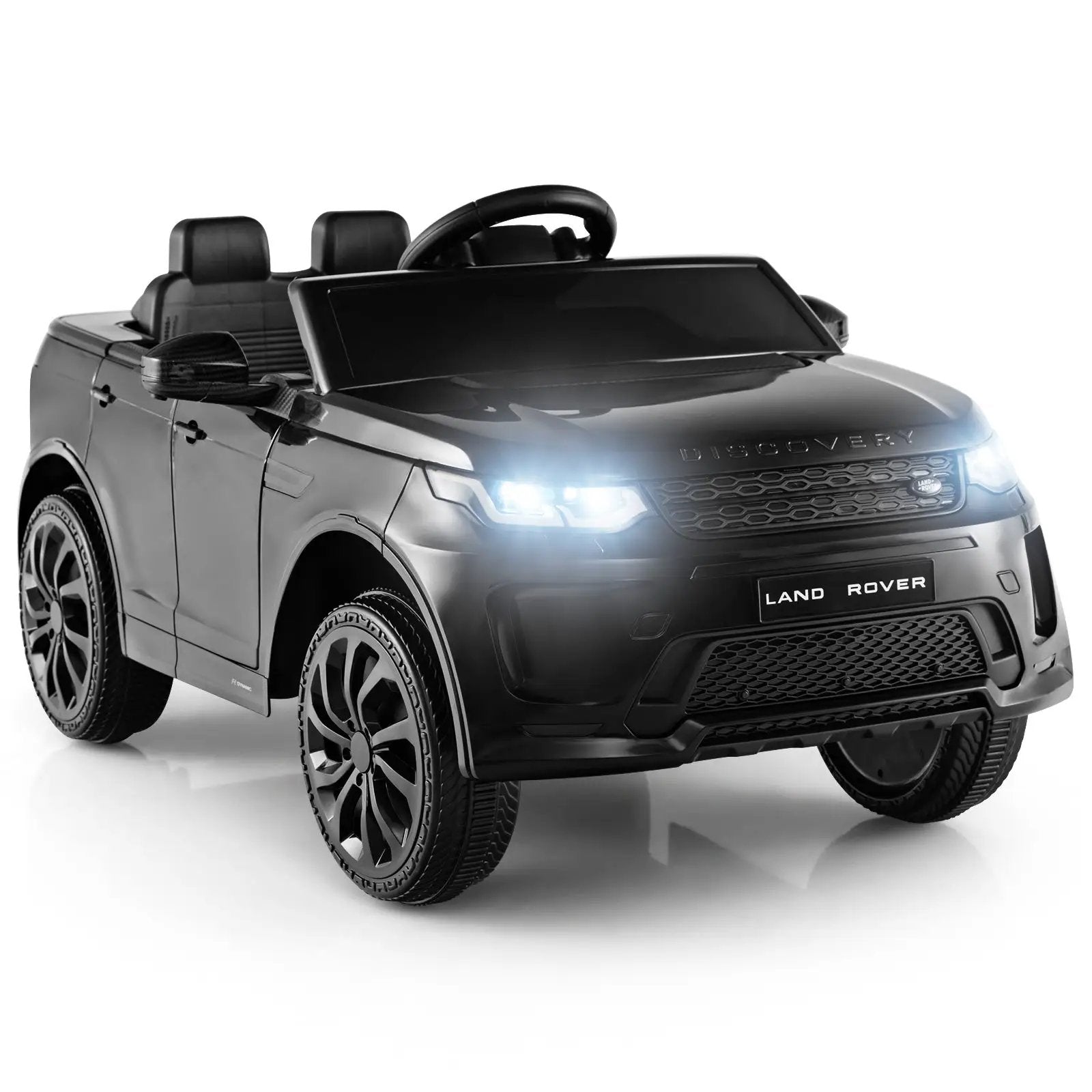 12V Kids Ride On Car with Remote Control Lockable Doors Slow Start System and LED Lights by DirectDeals