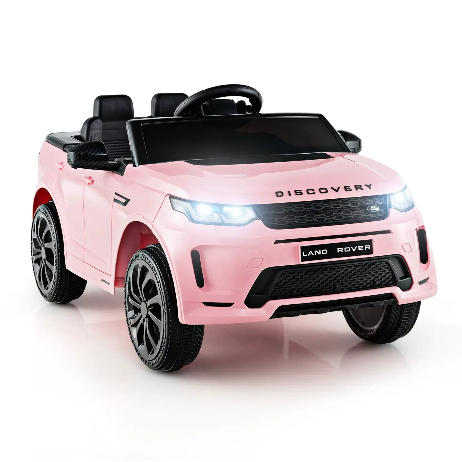 12V Kids Ride On Car with Remote Control Lockable Doors Slow Start System and LED Lights by DirectDeals