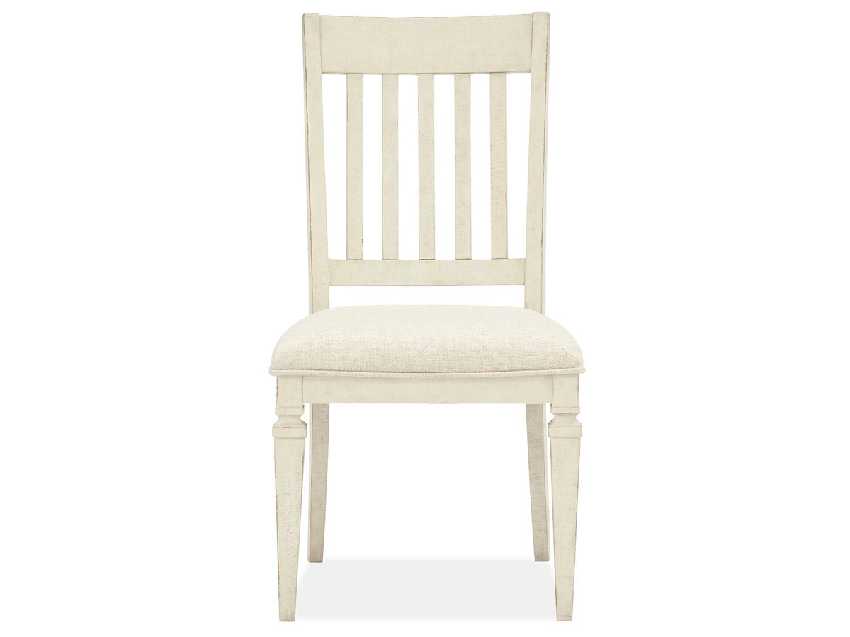 Newport - Dining Side Chair With Upholstered Seat (Set of 2) - Alabaster, photo 3 of 7