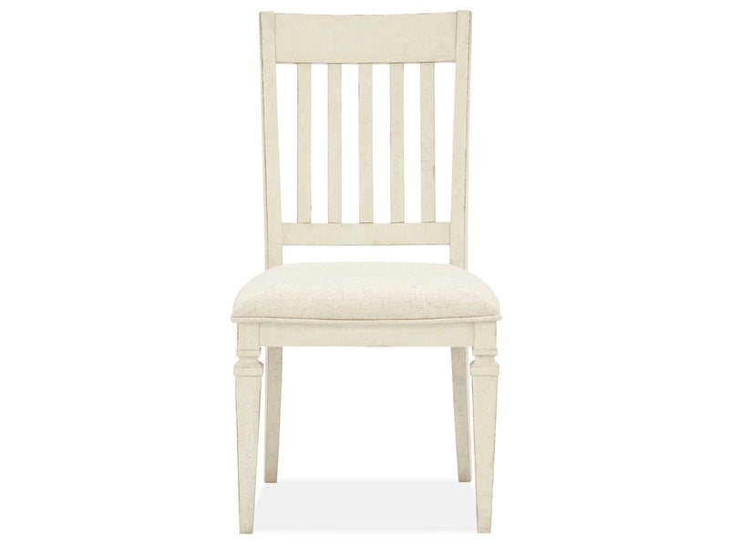 Newport - Dining Side Chair With Upholstered Seat (Set of 2) - Alabaster, photo 3 of 7