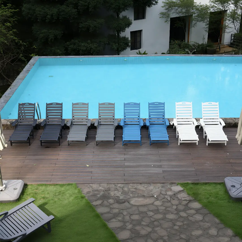 HDPE Chaise Lounge Chair Outdoor by HouseOfZazla