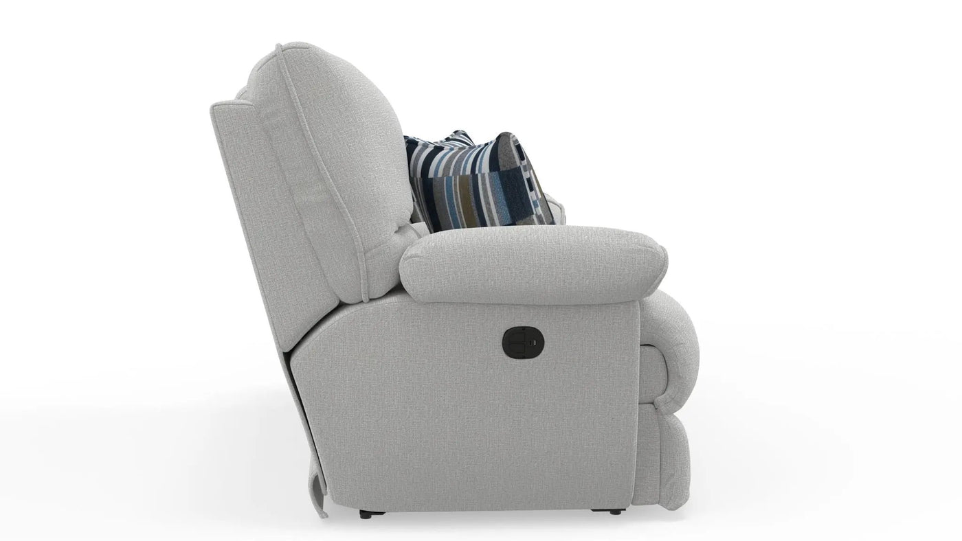 Lenny - Power Lay Flat Reclining Console Loveseat by Unique Piece Furniture