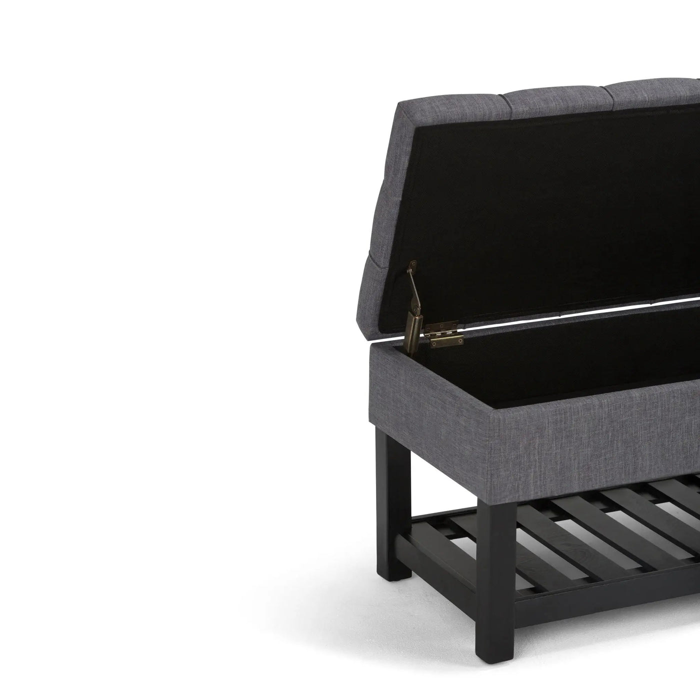 Saxon - Upholstered Transitional Storage Ottoman Bench by HouseOfZazla