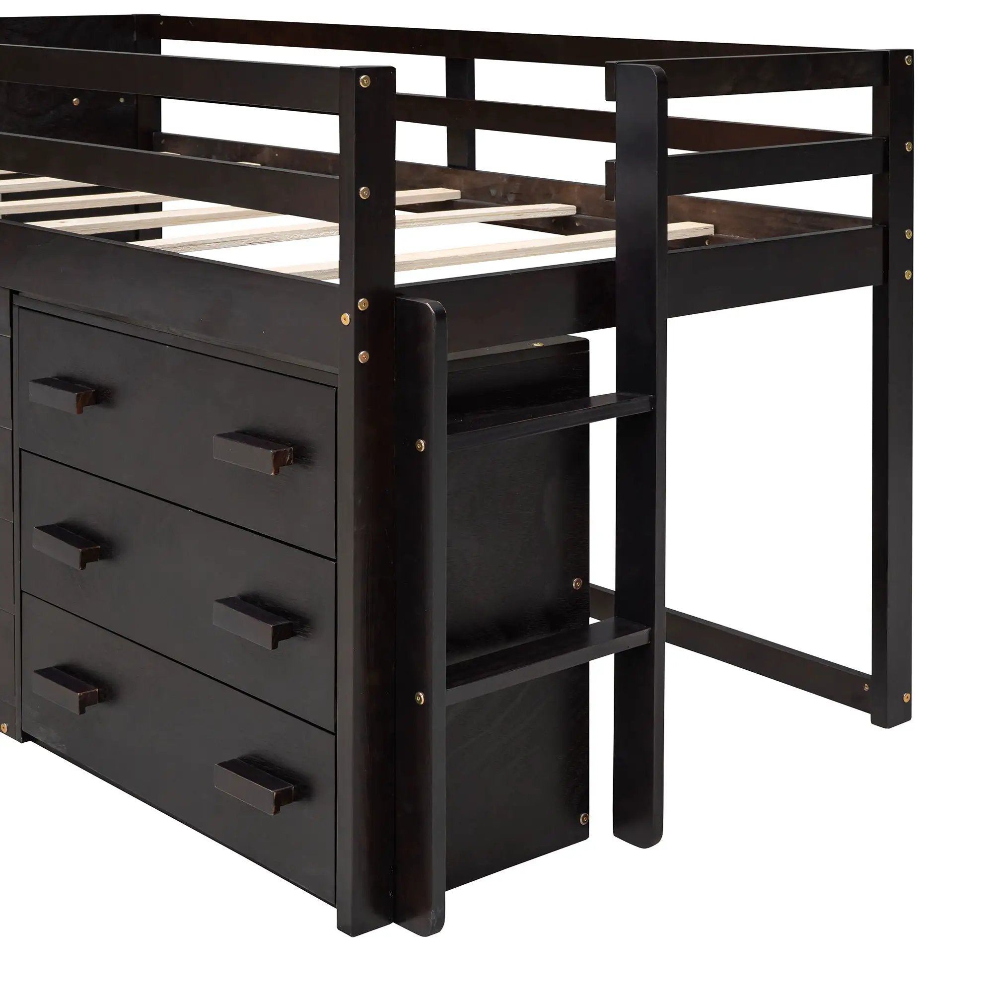 Loft Bed With Cabinet And Shelf by HouseOfZazla