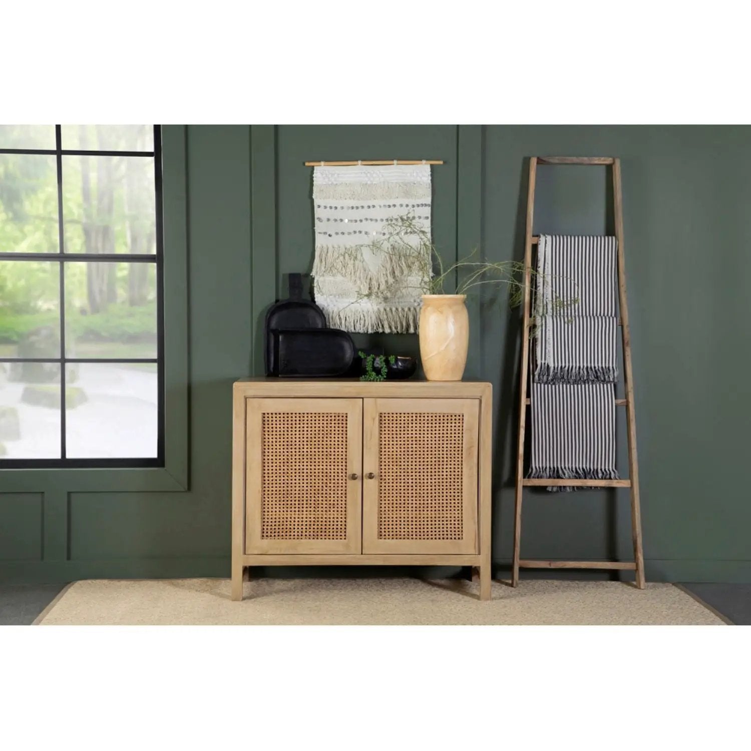 Henley - 2 Door Accent Cabinet - Natural by HouseOfZazla