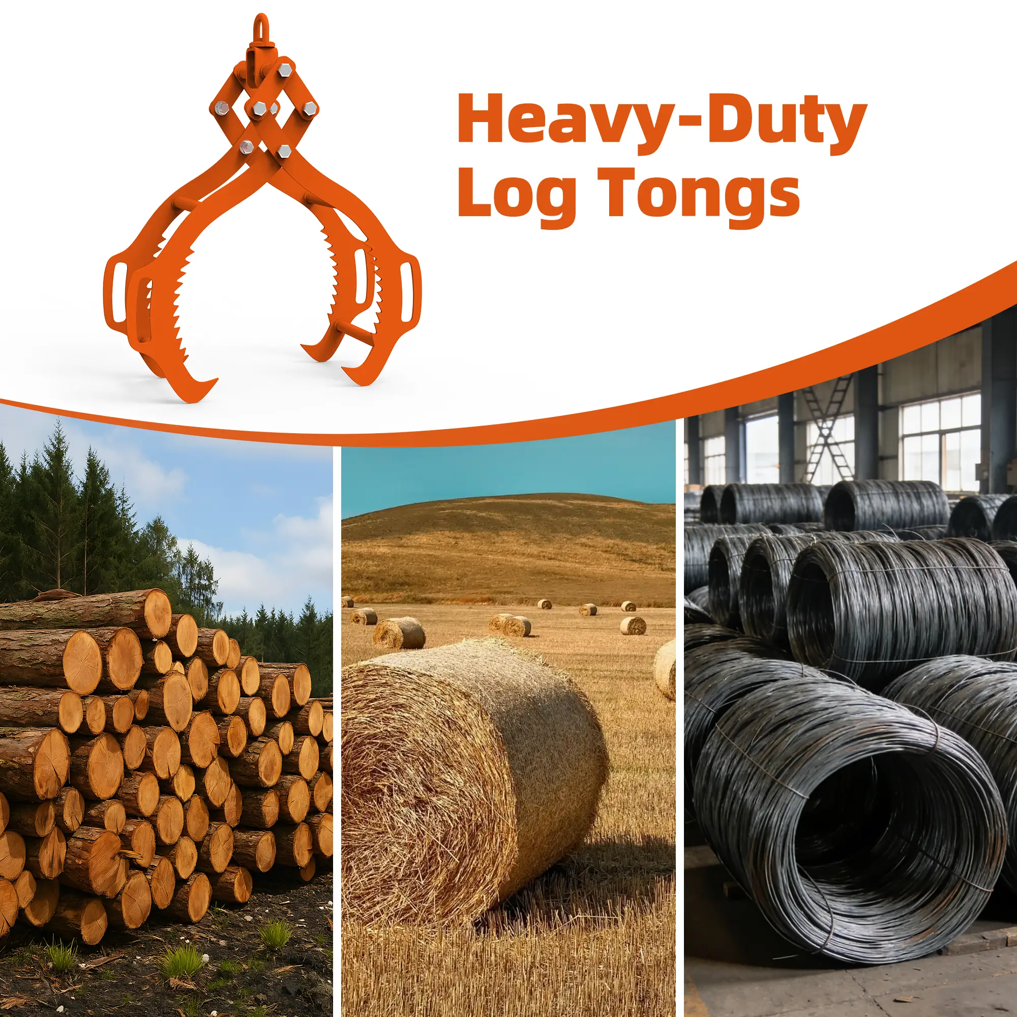 28in Log Lifting Tongs by HouseOfZazla