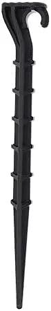 One Stop Outdoor USA Made - (100-Pack) 6" Heavy Duty Hold Stakes for 1/4" Drip Irrigation Tubing & Soaker Hose by GreenHaven Gardens