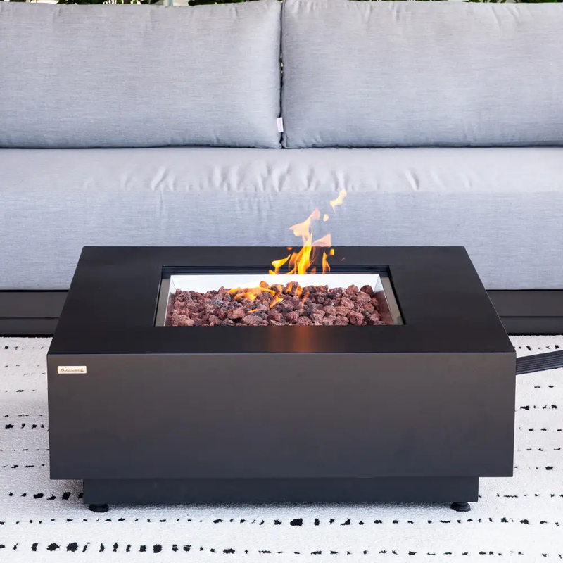 Propane Fire Pit Table Outdoor 50,000 BTU Firepits for Outside CSA Certified by EnvelorHome