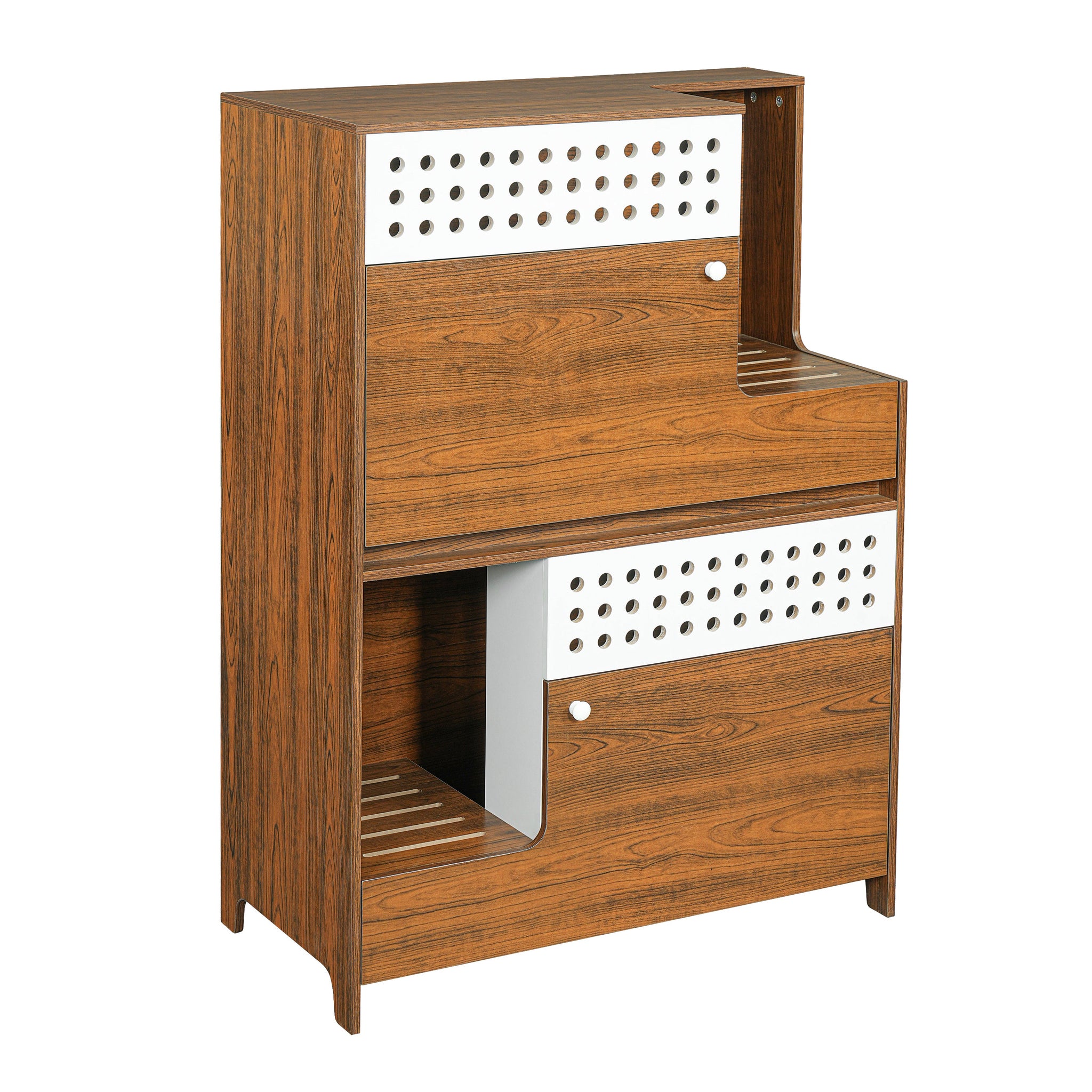 Modern 2-in-1 Cat Furniture, Litter Box Enclosure Side Table by HouseOfZazla