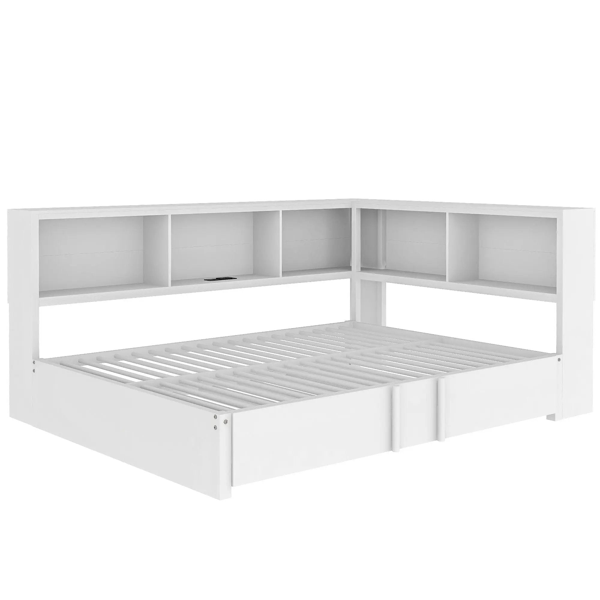 Daybed With Trundle, Storage Cabinets And USB Ports by HouseOfZazla