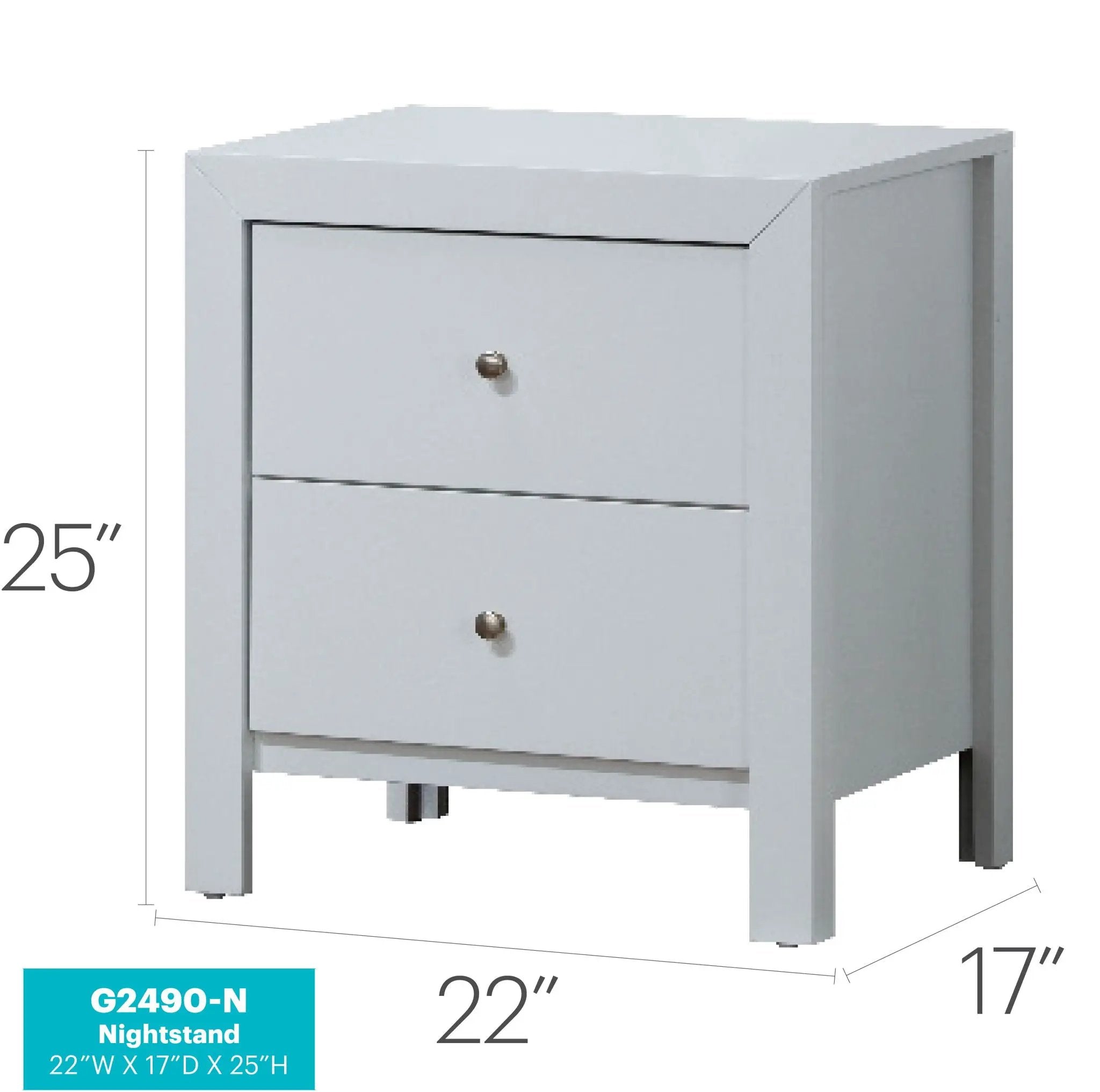 Charming Nightstand With Drawers by Unique Piece Furniture
