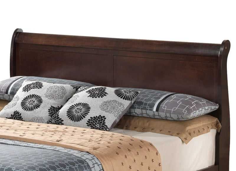 Sleigh Bed With Low Footboard by Unique Piece Furniture