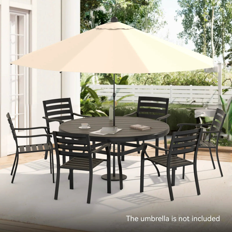 7 Pieces Outdoor Patio Dining Set by HouseOfZazla