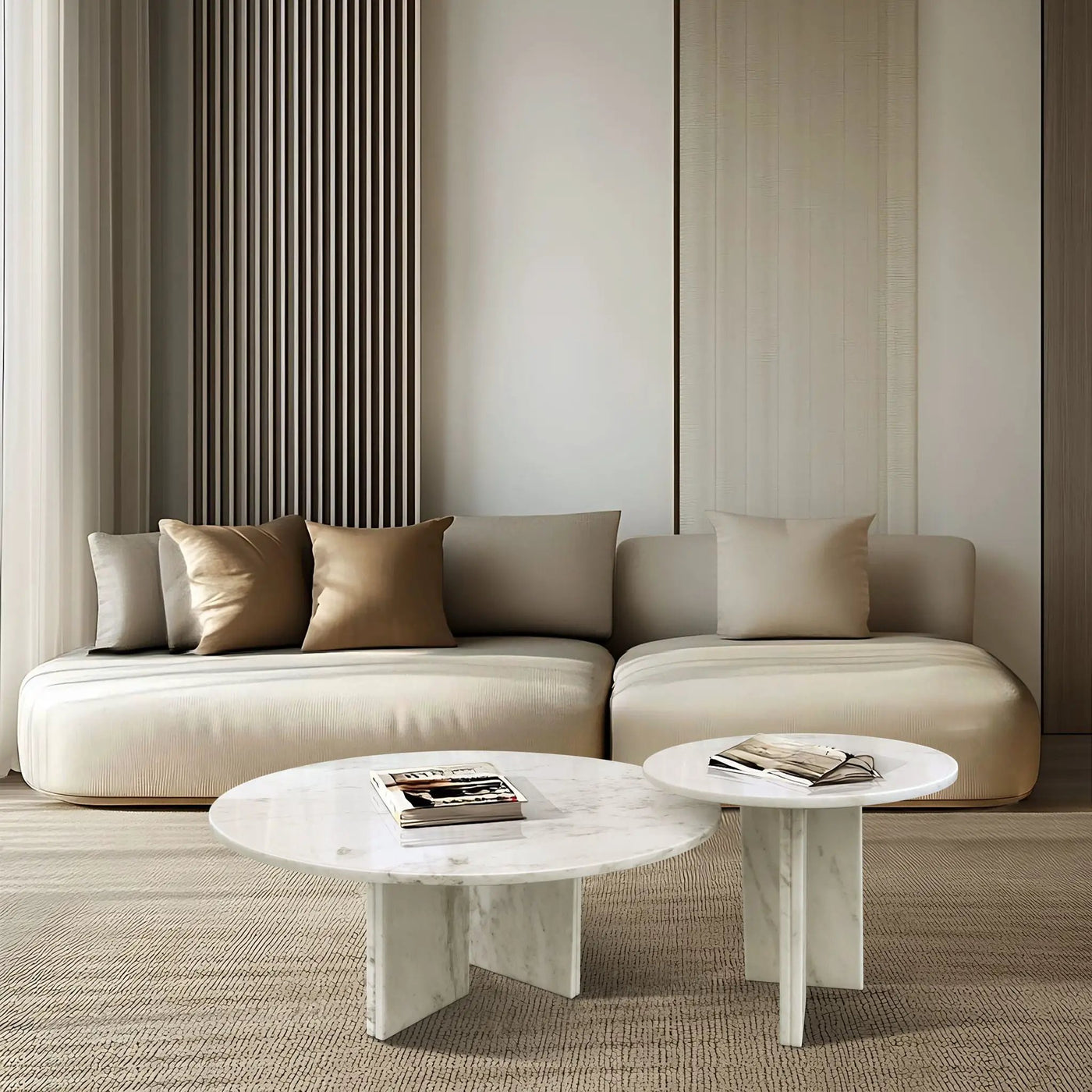 Elegant Coffee Duo Table Set by HouseOfZazla