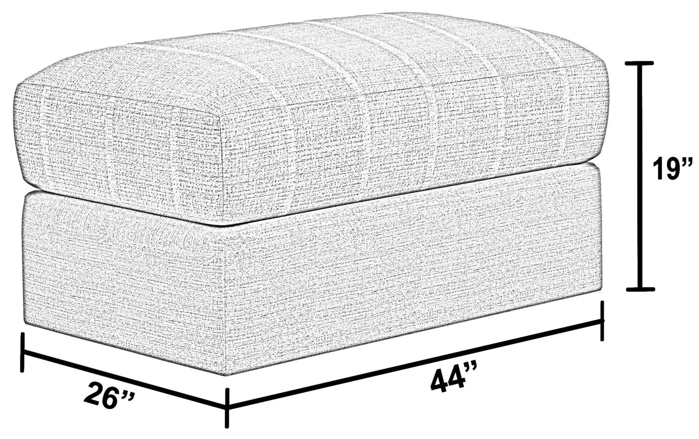 Lindsey - Ottoman by Unique Piece Furniture