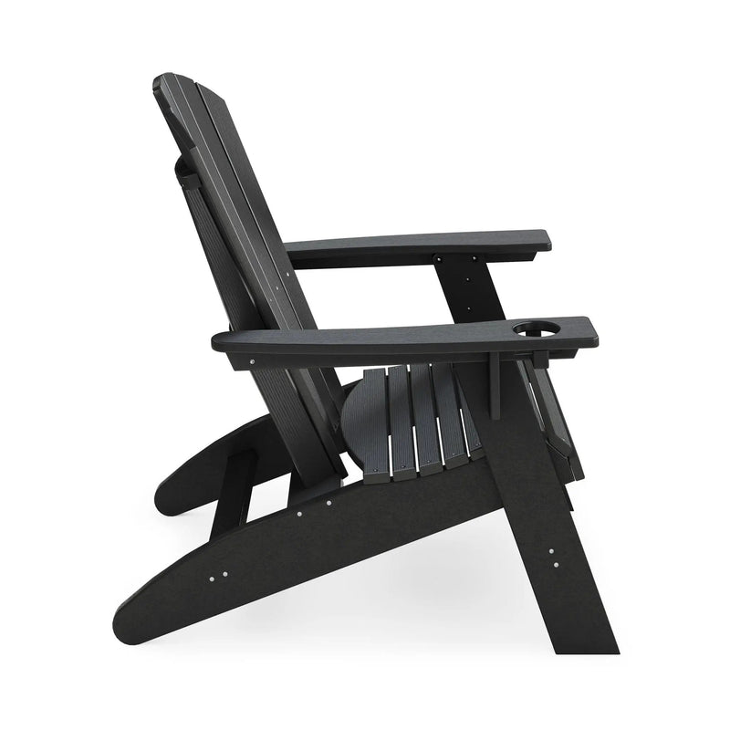 Adirondack Chair Sturdy HDPE Poly Lumber For Poolside, Patio, And Garden Relaxation by HouseOfZazla
