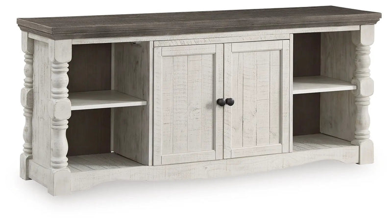 Havalance - Extra Large TV Stand - 2 Doors - Brown / Beige by Unique Piece Furniture