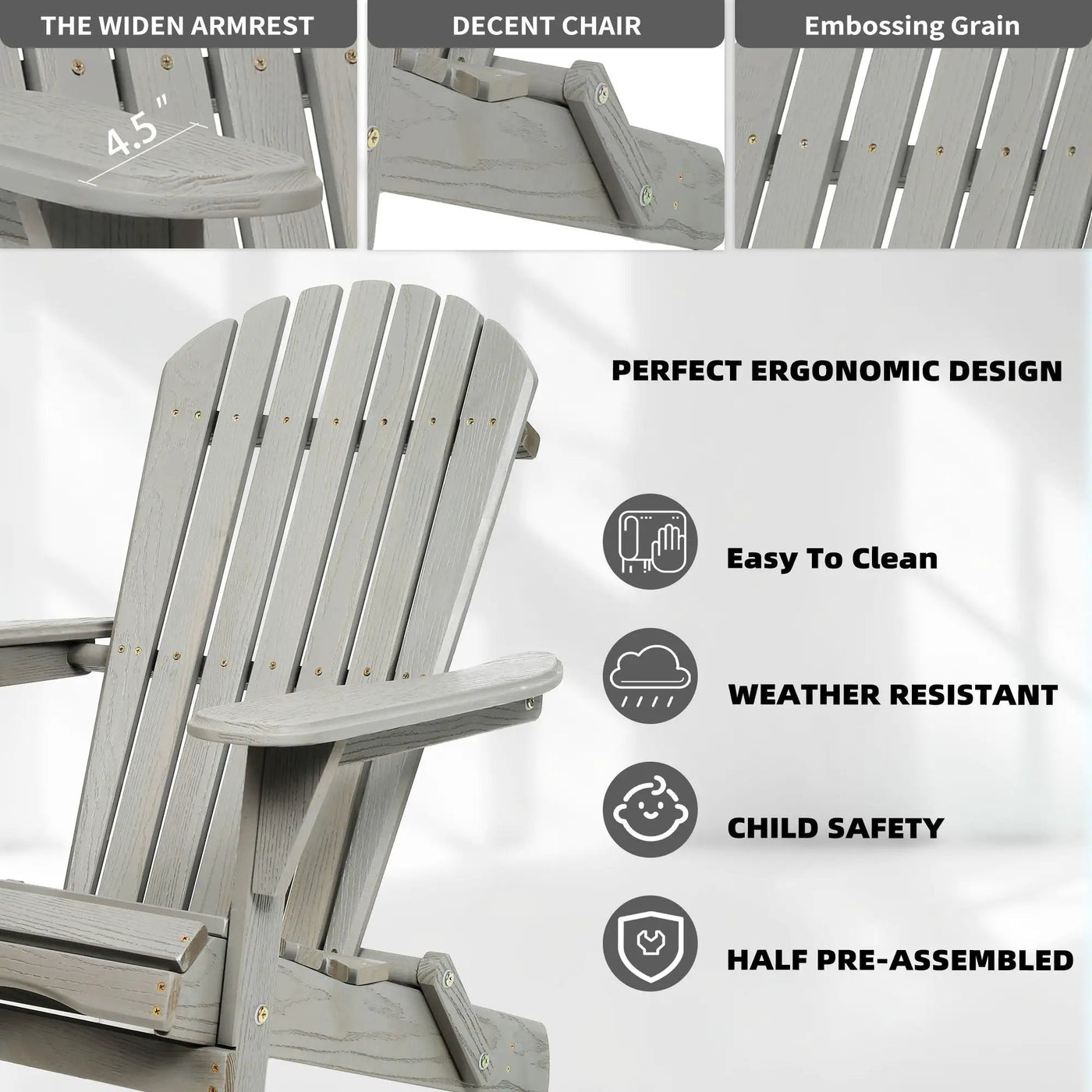 Lounge Patio Chair For Garden Outdoor Wooden Folding Adirondack Chair (Set of 2) Solid Cedar Wood Lounge Patio Chair For Garden by HouseOfZazla