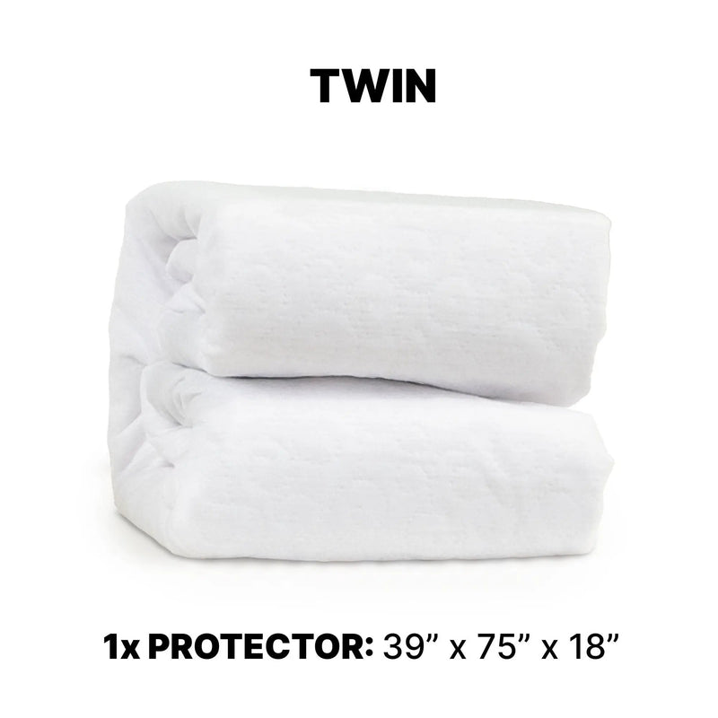 Ghostprotector - Waterproof Mattress Protector With Soft Knit Top And Stay Put Elastic Edges by HouseOfZazla