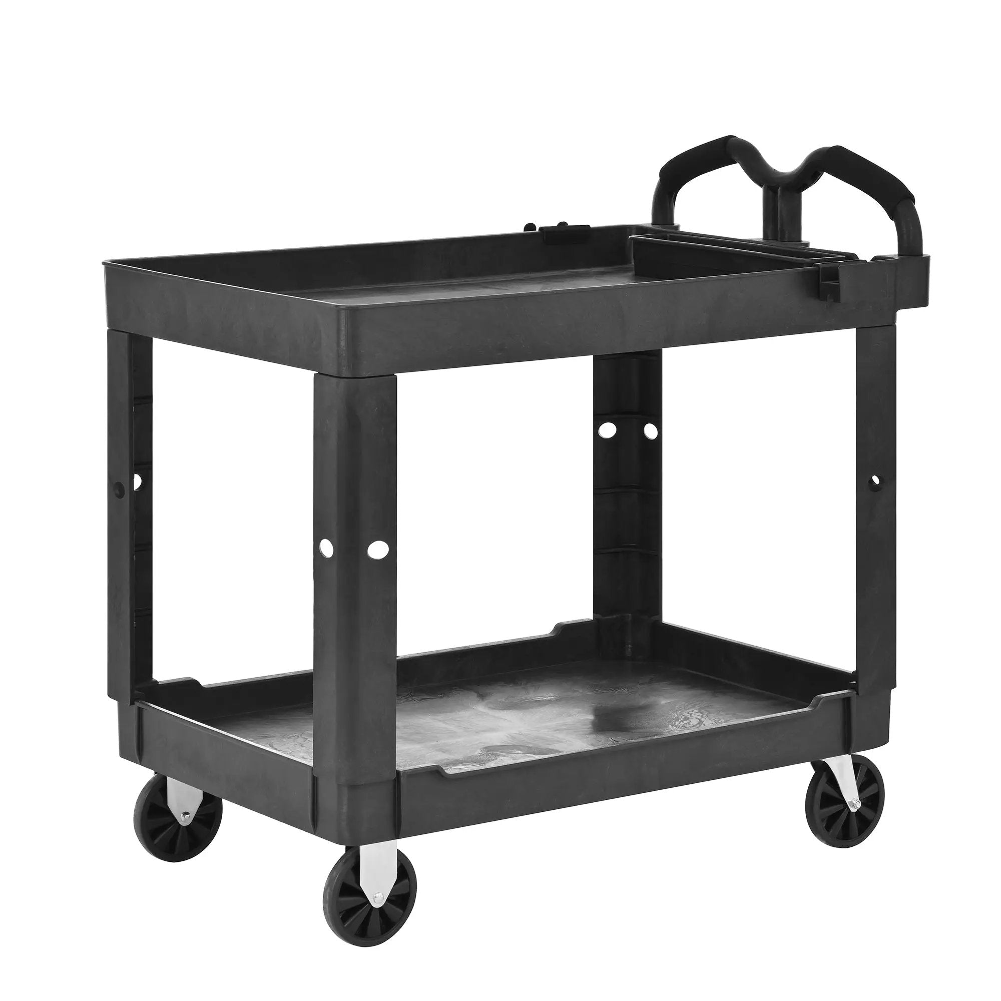 Heavy Duty Tray Top Service Cart with Wheels by HouseOfZazla