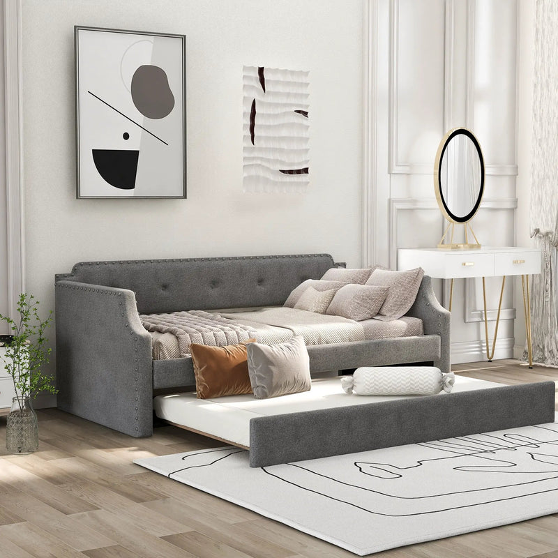 Upholstered Daybed With Trundle by Unique Piece Furniture