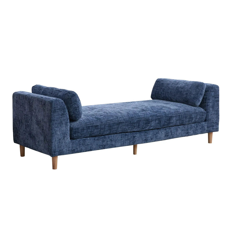 Modern Upholstered End Of Bed Bench With Armrests by HouseOfZazla