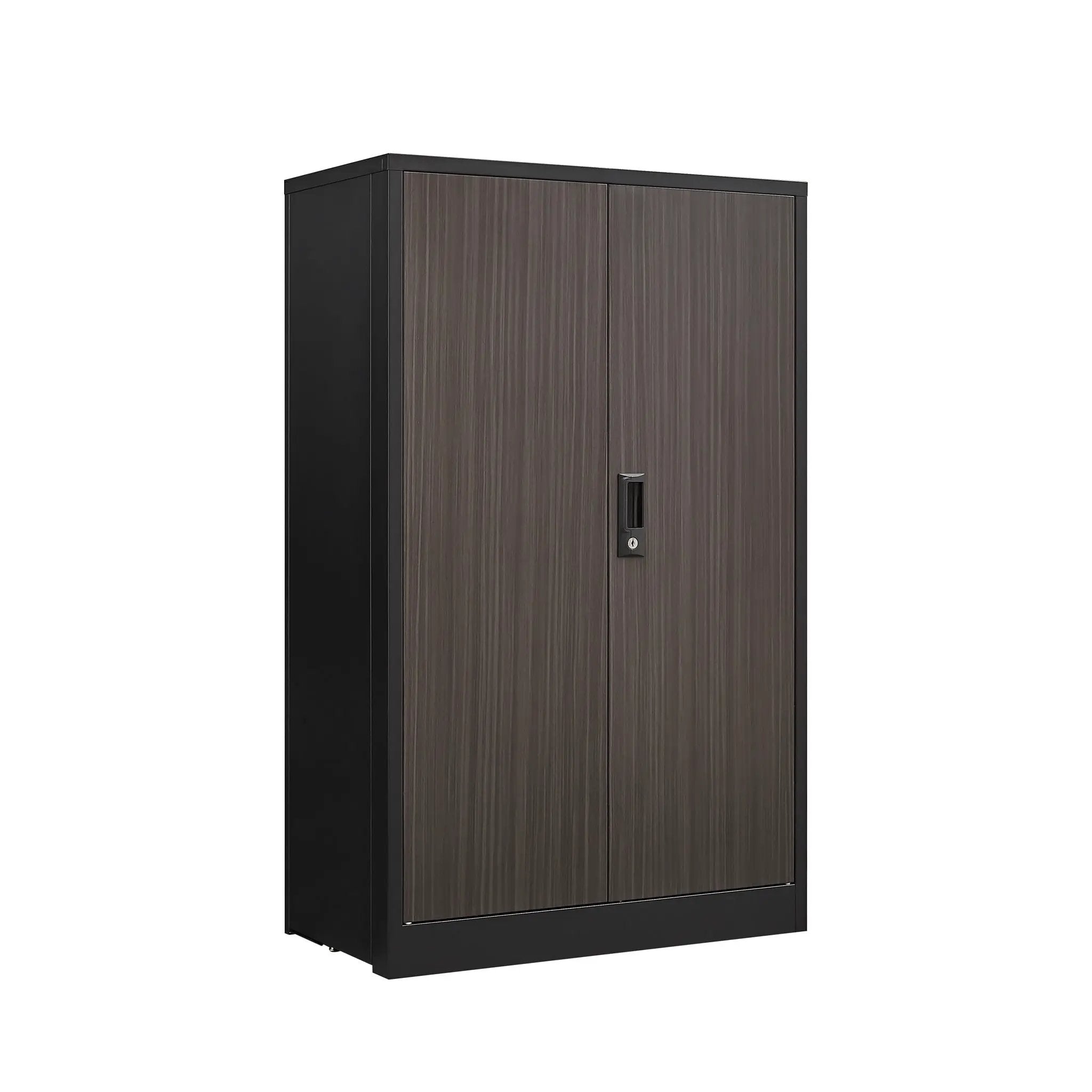 Metal Storage Cabinet With Locking Doors And Adjustable Shelf, Folding Filing Storage Cabinet, Folding Storage Locker Cabinet For Home Office, School, Garage by HouseOfZazla