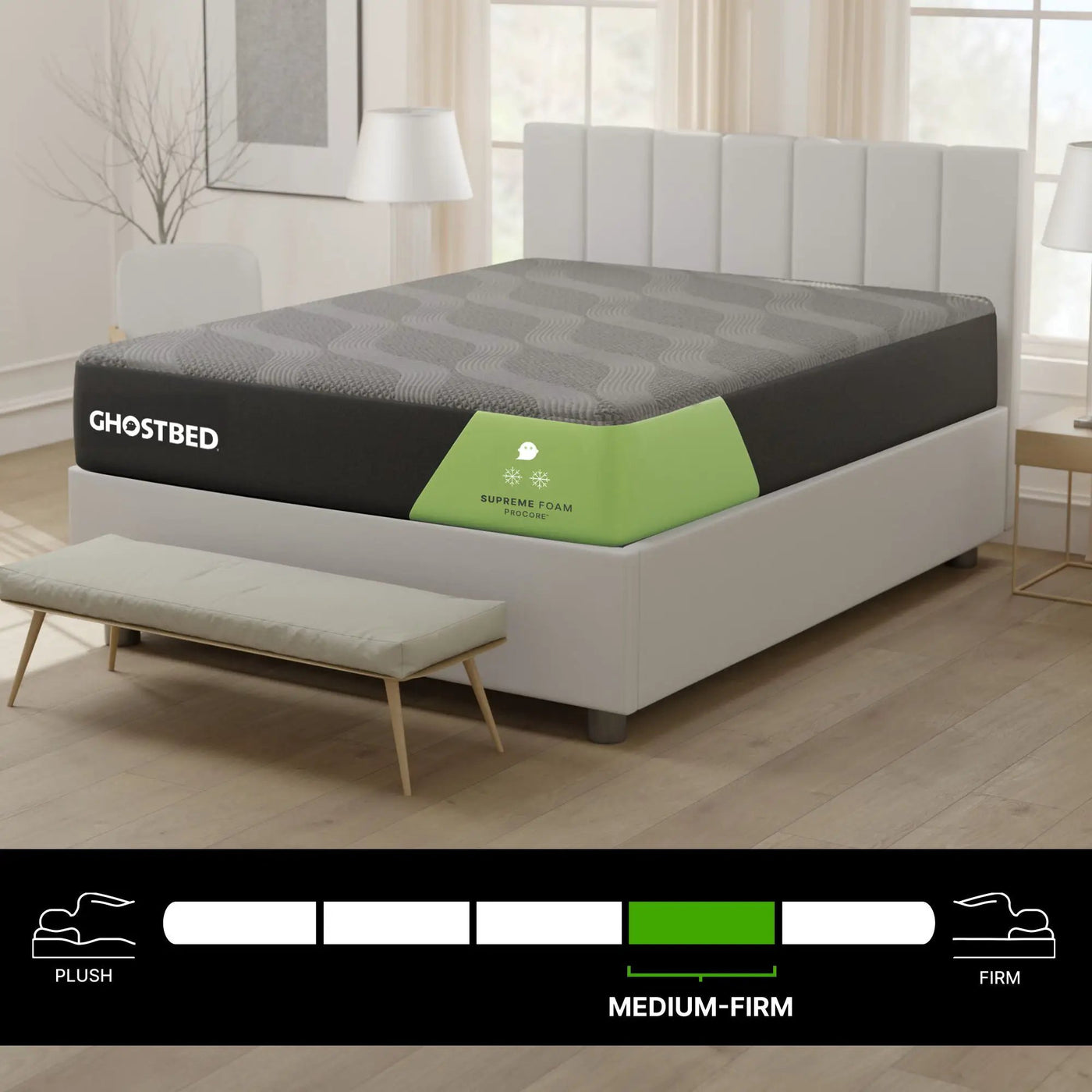 Supreme - 12" Foam Mattress With Procore Technology And Cooling Cover by HouseOfZazla