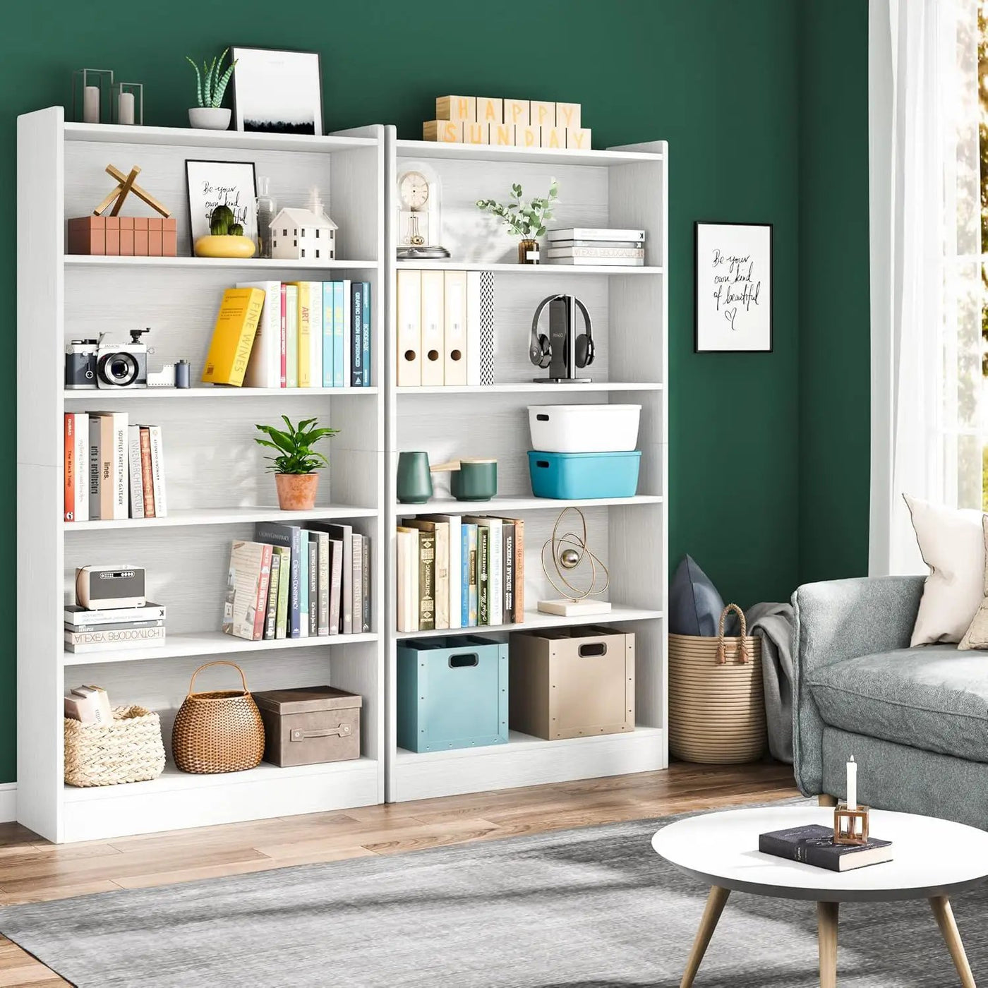 Library Bookshelf With Storage For Living Room by HouseOfZazla