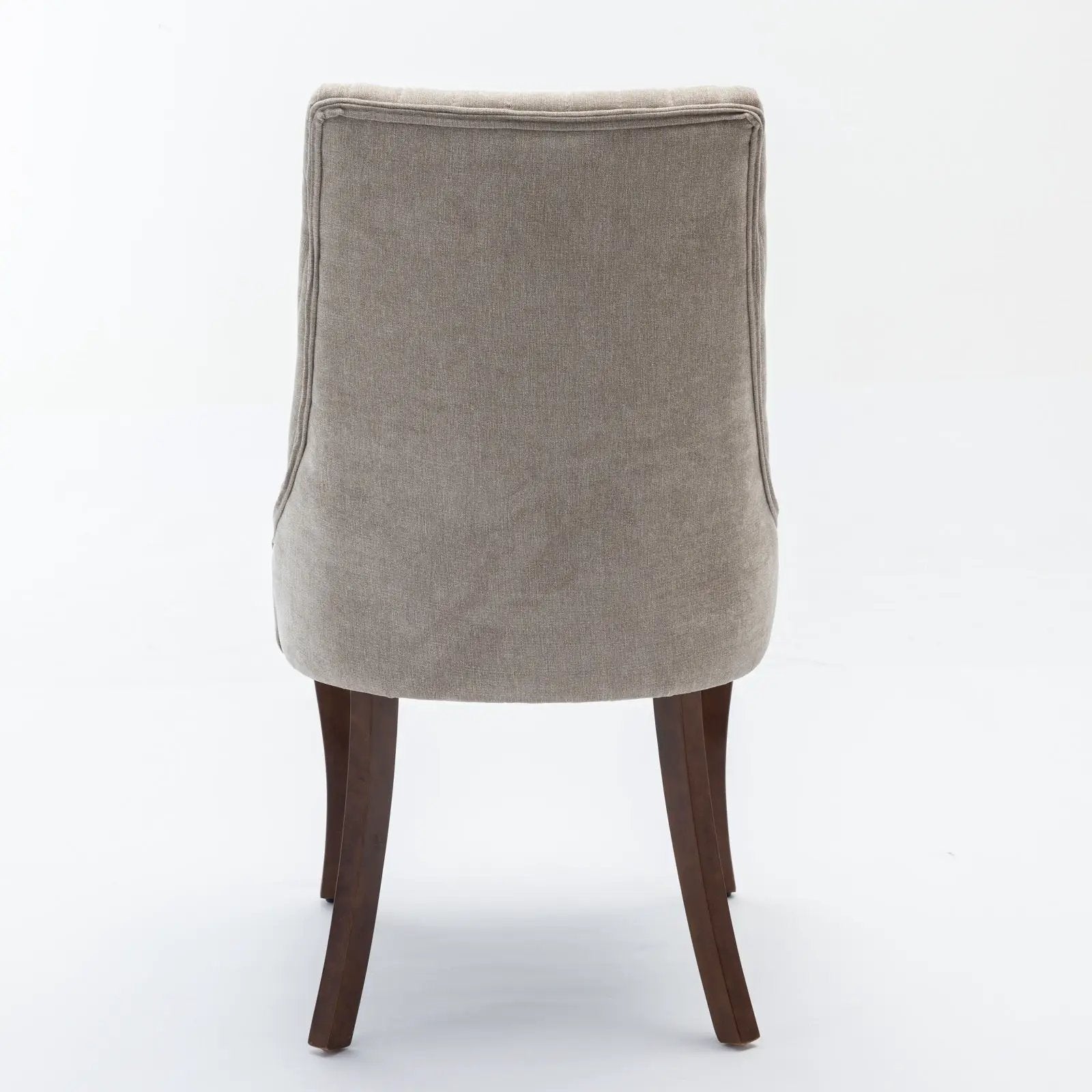 Set of 2 Rayon Cloth Flocking Linen Dining Chairs by BLAKHOM