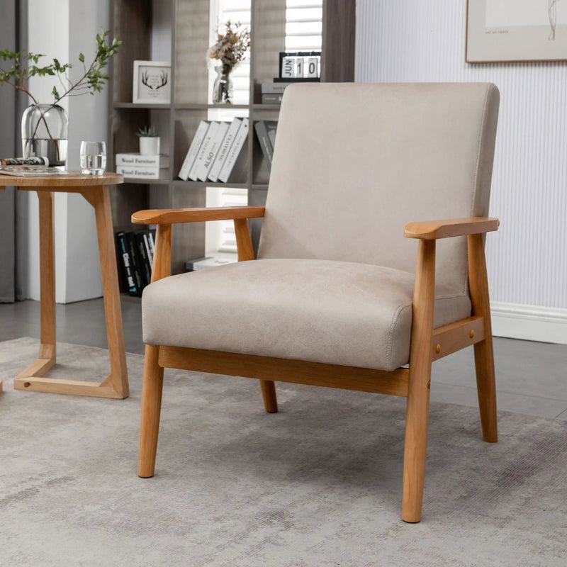 Wide Classic Mid-Century Modern Arm Chair by HouseOfZazla