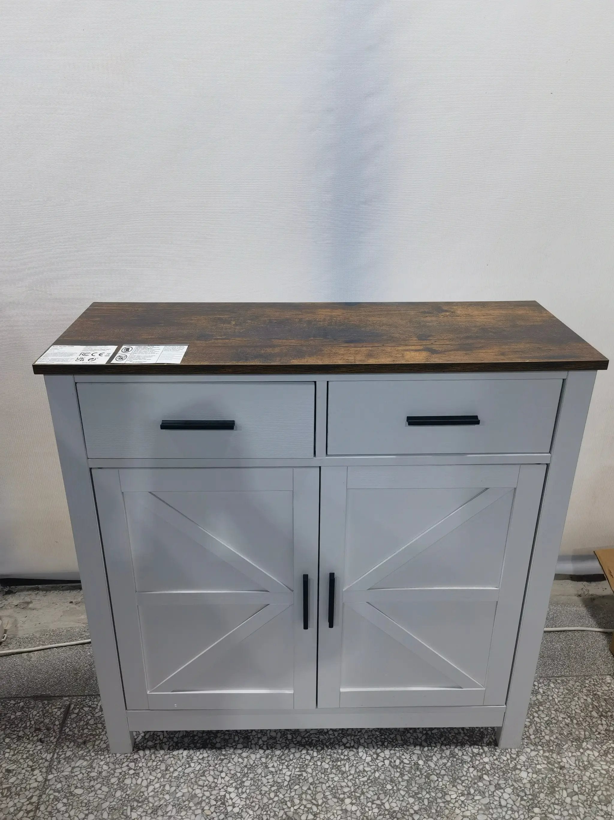 Modern Farmhouse Kitchen Storage Cabinet by HouseOfZazla