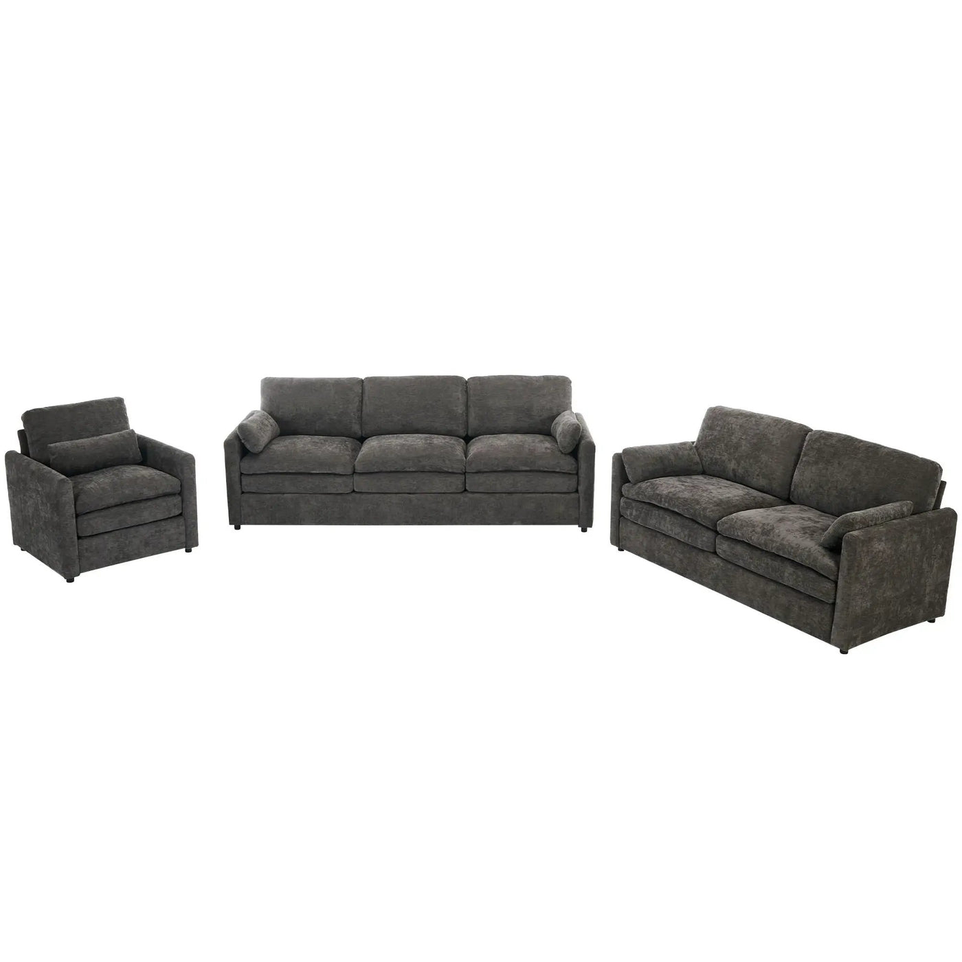 Cozy Upholstered Sofa Set For Living Room by HouseOfZazla