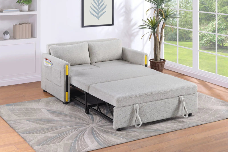 Percy - Teddy Sleeper Loveseat With Dual-Pull Sleeper Design by Unique Piece Furniture