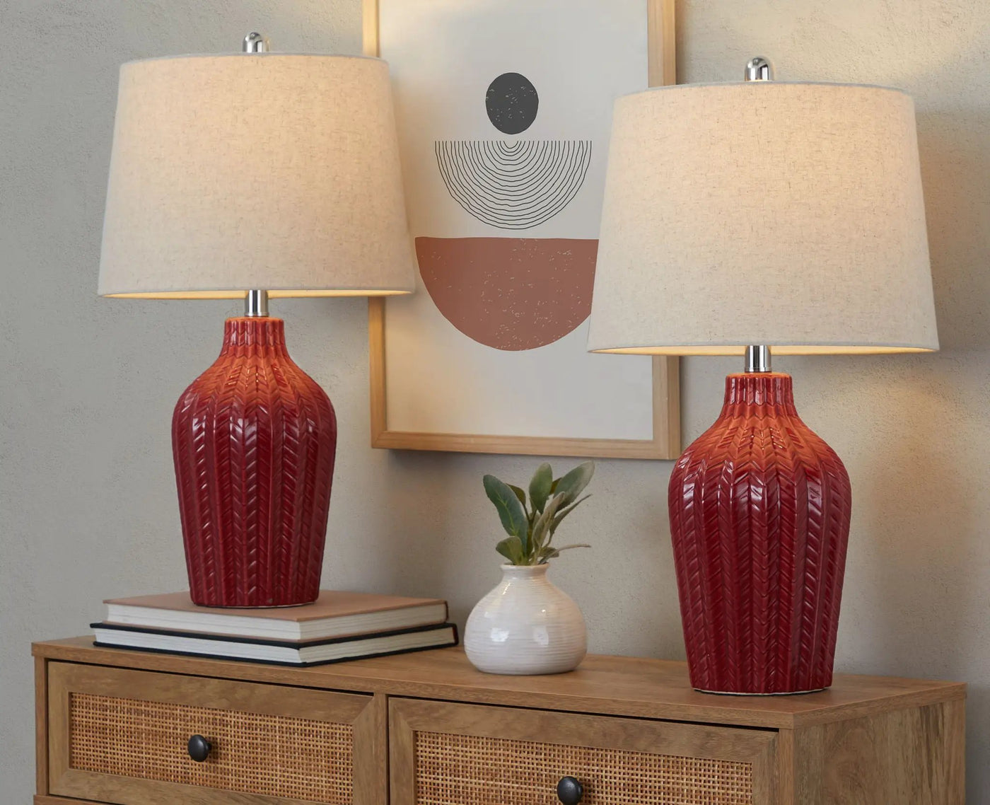 Rockwell - Contemporary Table Lamp (Set of 2) by HouseOfZazla
