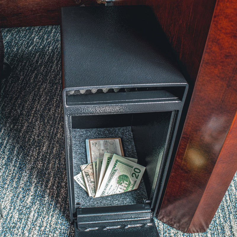 0.27 Cu Ft Dual Key Depository Safe - Black by HouseOfZazla