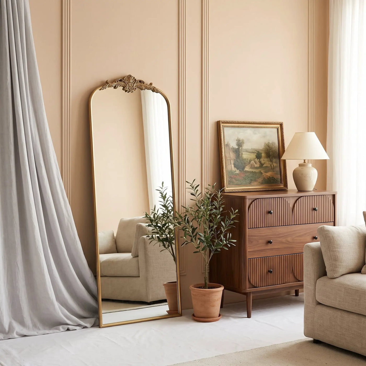 Vintage Full Length Mirror by HouseOfZazla