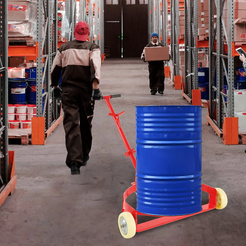 55 Gallon Drum Dolly with 1200lbs Capacity by HouseOfZazla