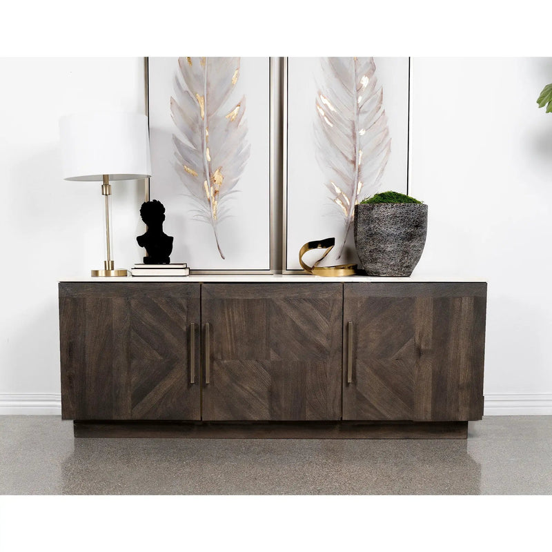 Metzger - 3 Door Sideboard Buffet - Gray