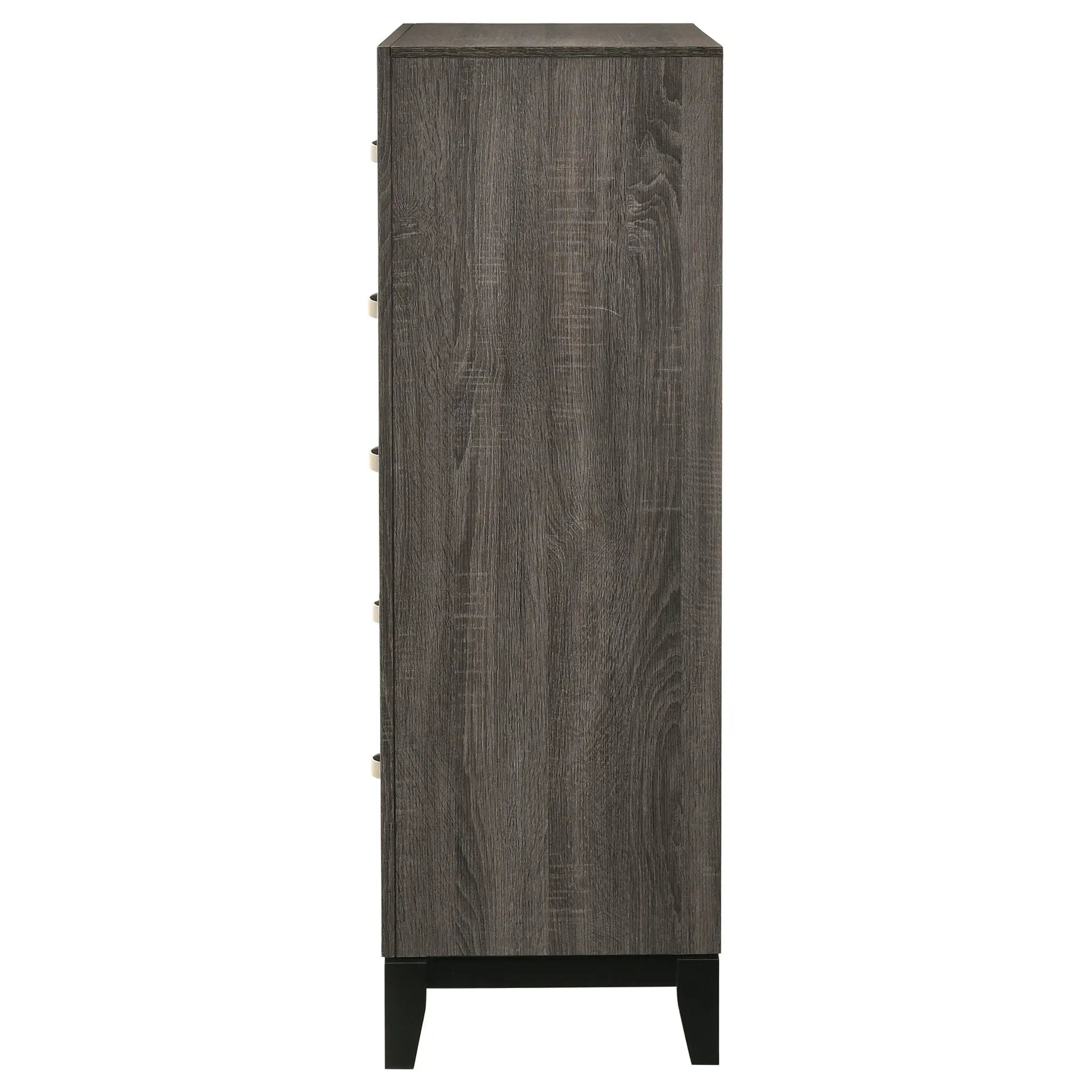 Watson 5-drawer Bedroom Chest Grey Oak by Unique Piece Furniture