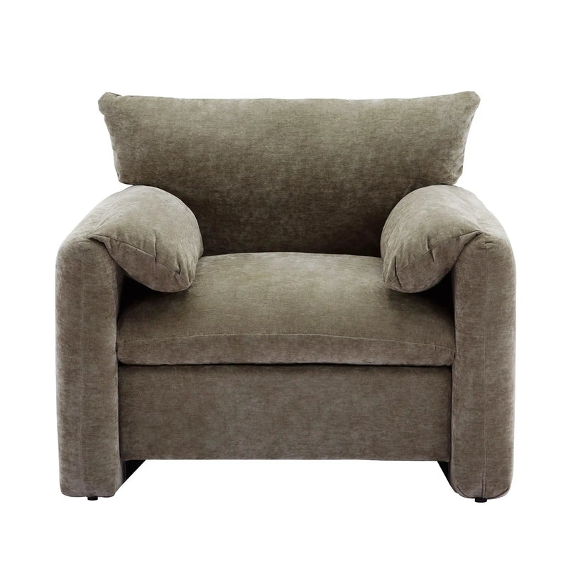 Oversized Accent Single Sofa Lounge Chair - Matcha Green by HouseOfZazla