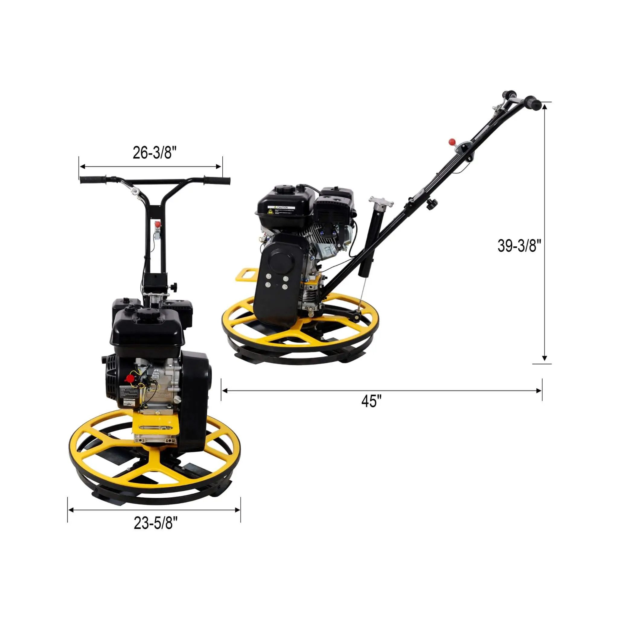 22-Inch 7HP Gas-Powered Walk-Behind Concrete Surface Finisher (SAK61802) by SAKSBY WHOLESALE