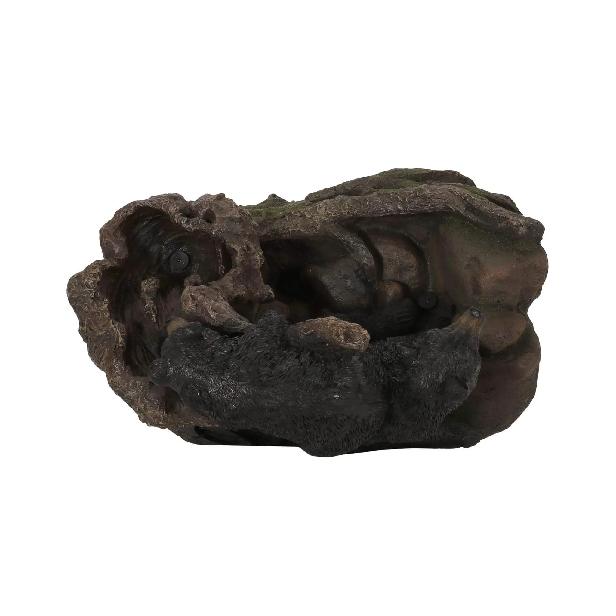 [CLEARANCE] Alora 22-Inch Weather-Resistant Outdoor Bears On A Log Floor Fountain With LED Lights (SAK77651) by SAKSBY WHOLESALE