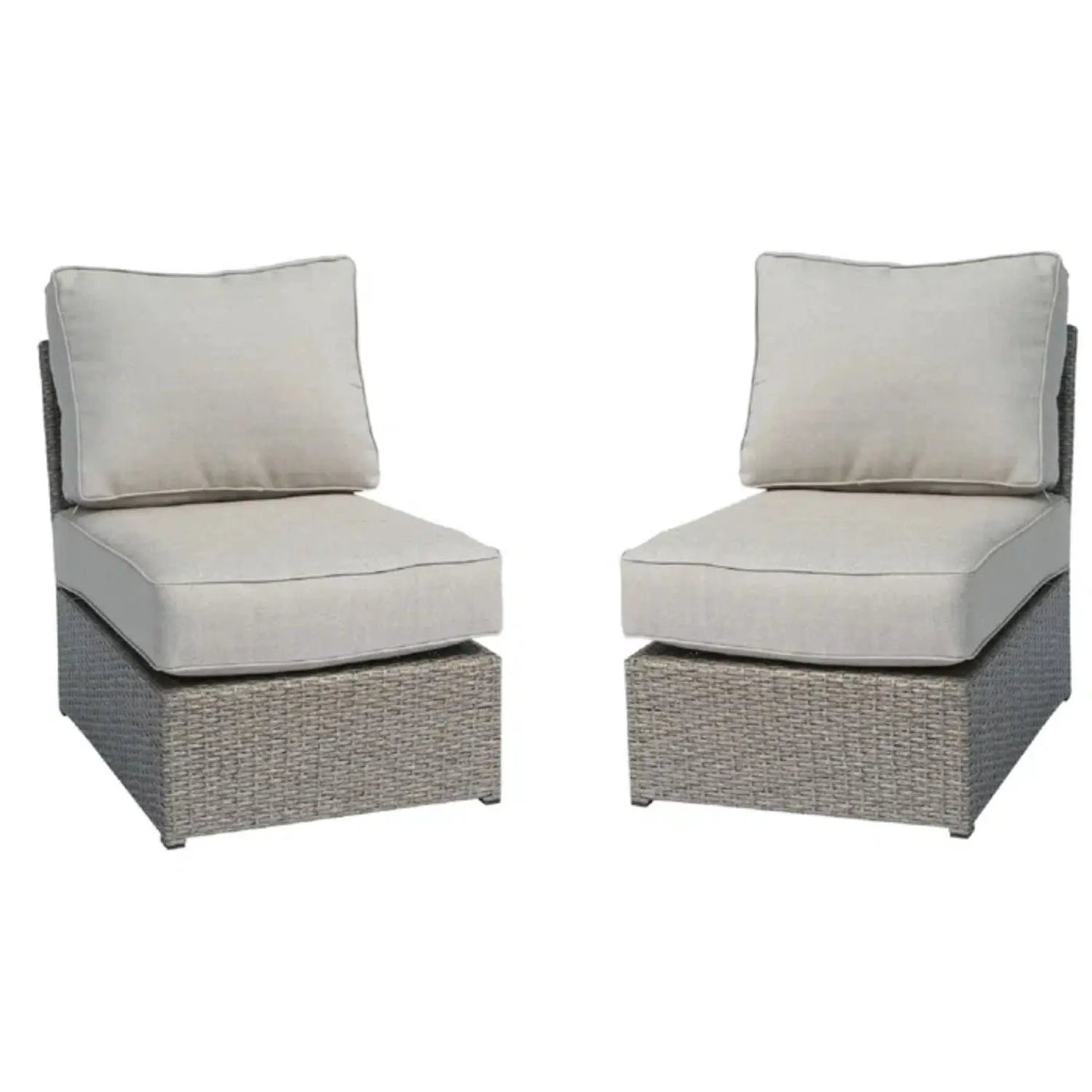 Armless Patio Chair With Cushions by HouseOfZazla