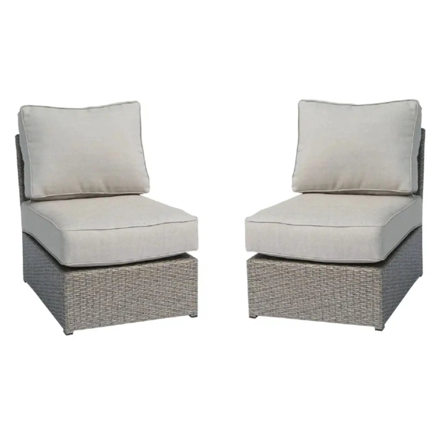 Armless Patio Chair With Cushions by HouseOfZazla