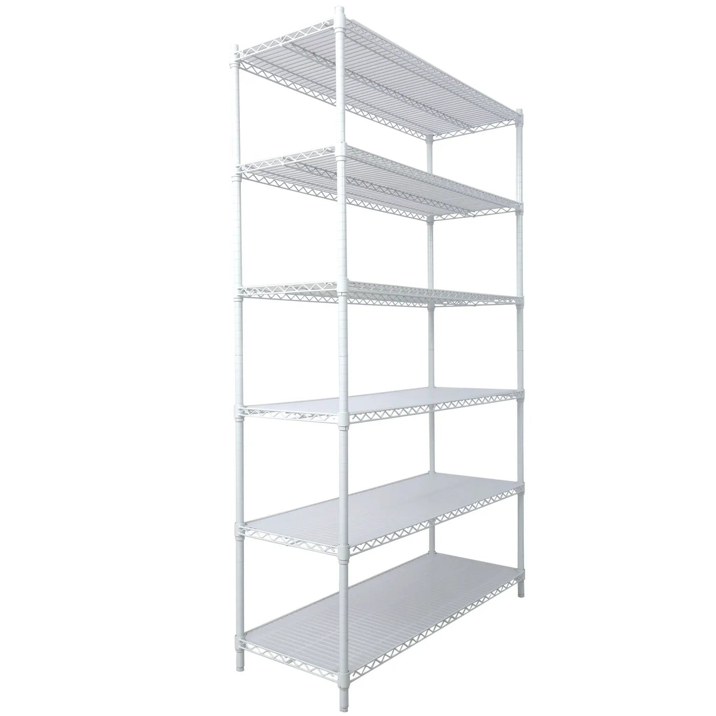 6 Tier 6000Lbs Capacity Nsf Metal Shelf Wire Shelving Unit, Heavy Duty Adjustable Storage Rack With Wheels & Shelf Liners For Commercial Grade Utility Steel Storage Rack by HouseOfZazla